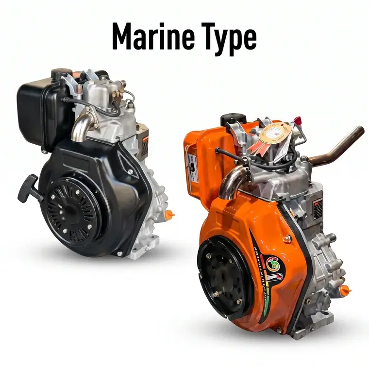 Bravus Diesel Engine 186FAS Low Speed Marine Type