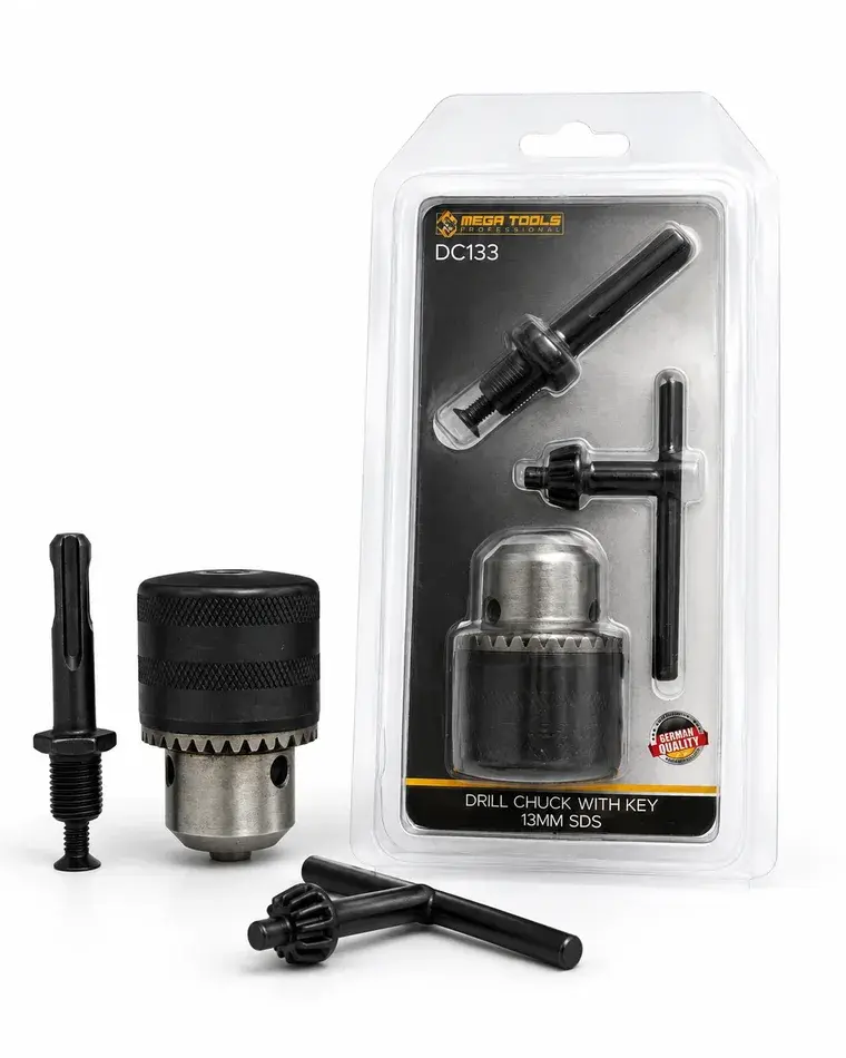 3-in-1 Drill Chuck With Key