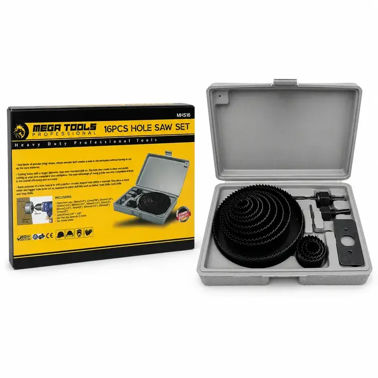 16pcs Hole Saw Set
