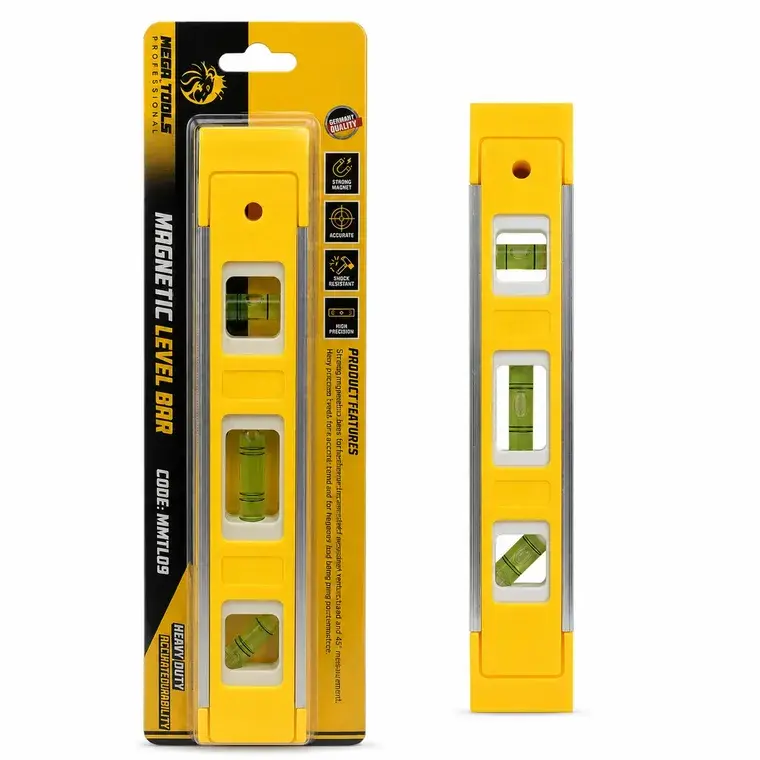 Magnetic Torpedo Level Bar 9"