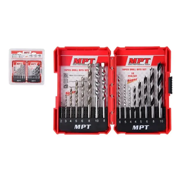 16PCS Drill Bits Set