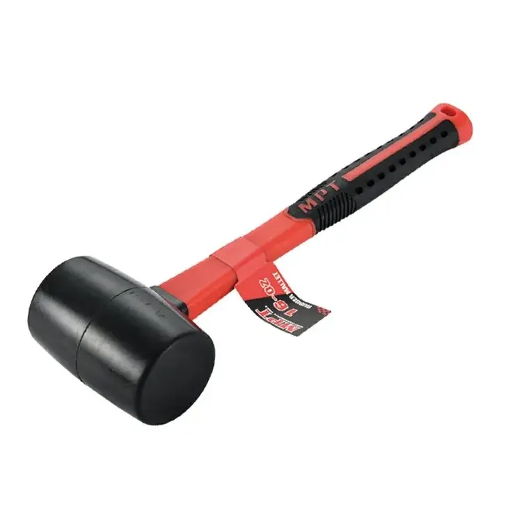 Rubber Mallet Fiberglass Handle