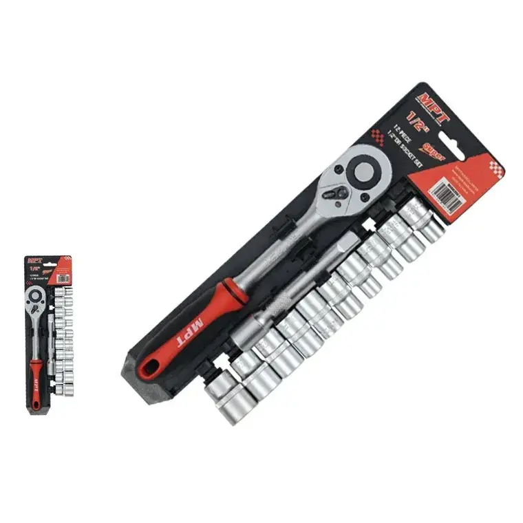 12PCS Half Socket Set