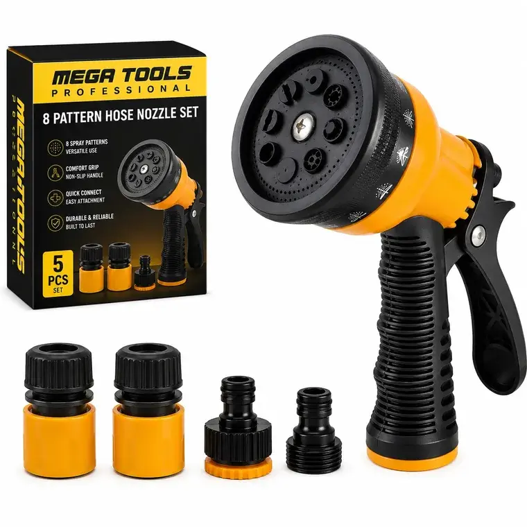 Multi Function Hose Nozzle Set