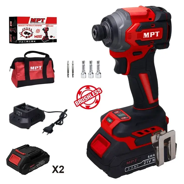 Brushless Cordless Impact Wrench and Tools Set MPCDR21230.B2
