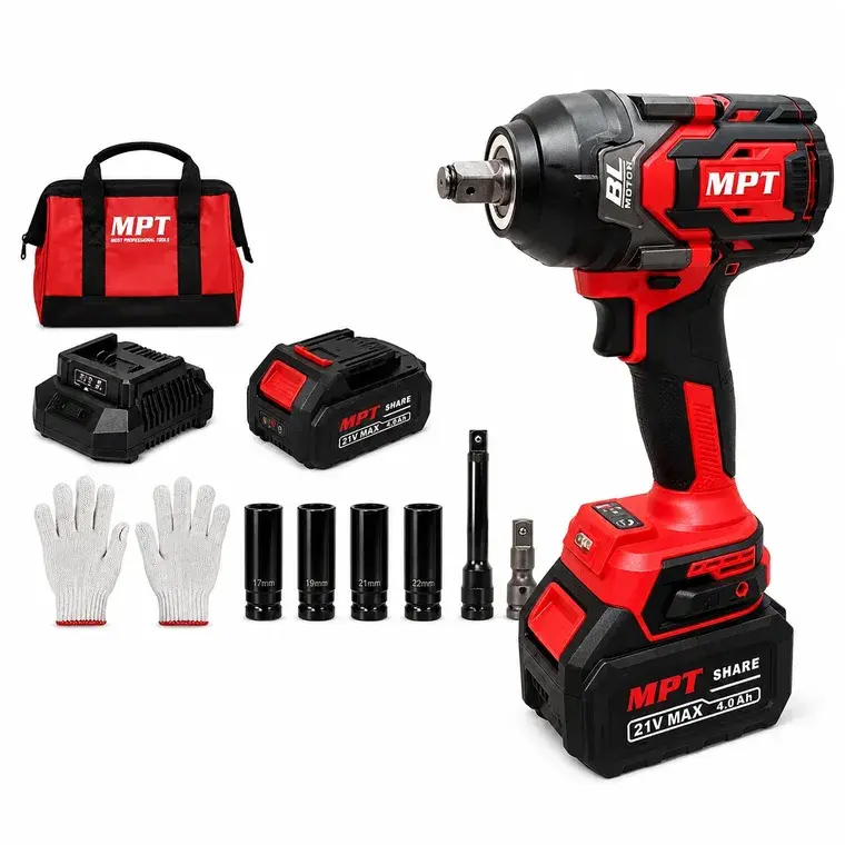 Brushless Cordless Impact Wrench and Tools Set MPIW21800.K01